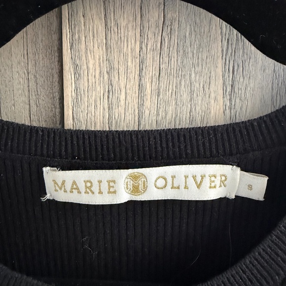 Marie Oliver RORY TOP Rib Knit Ruffle Tee - Picture 6 of 6